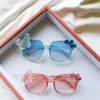 Kids eyewear glasses fashion girls butterfly rhinestones tassel sunglasses boys anti ultraviolet UV400 kids beach sun glasses Z2326