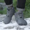 Shoes Winter Warm Hiking Boots Women Men Rubber Running Barefoot Shoes Waterproof NonSlip Breathable for Trekking Climbing