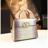 Boutique design sac à main vente en gros au détail sac en cuir haut de gamme pour femmes 2024 nouveau sac à main motif crocodile et épaule à la mode