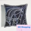 French Entry Quaitly Lux Horse Portrait Series Cushion Cover Holland Velvet Duplex Printing Model Room Decorative Painting Square Throw Pillow Filler