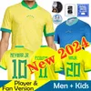 2024 Brésil Soccer Jerseys VINI JR NEYMAR Copa America 23 24 P.COUTINHO RICHARLISON Maillot de football T.SILVA BRUNO G. PELE CASEMIRO hommes femmes hommes enfants ensembles NEYMAR S-4XL