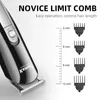 Kemei 6 in 1 Rechargeable Hair Trimmer Hair Clipper Electric Shaver Beard Trimmer Men Styling Tools Shaving Machine 240306