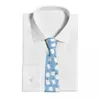 Papillon Cravatta da uomo Cravatta classica skinny con motivo pinguino Colletto stretto Regalo casual sottile