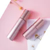 10ml Pink Color Thick Glass Roll On Essential Oil Empty Perfume Bottle Roller Ball bottle For Travel Rose Gold