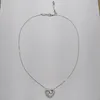 Hjärta halsband hänge moment feminin charm pärla halsband smycken diamant halsband legering halsband anna smycken