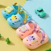 HBP Non-Marque Cartoon Animal Grenouille Pantoufles Enfants Été Diapositives Chaussures Enfants Pantoufles D'intérieur Garçons Tongs Filles Sandales De Plage Sabots