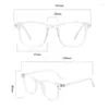 Okulary przeciwsłoneczne modne szklanki pochromic anty-blue jasne kolory zmieniające okulary optyczne dla kobiet mężczyzn Ochrona oczu na świeżym powietrzu