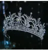 Haarspangen Tiaras und Kronen Hochzeitsaccessoires Frauen Stirnbänder Braut Kopfschmuck Verlobungsornamente Glänzende Kronen Geschenke QS10