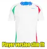 Italia Player versie 2024 BONUCCI voetbal Jersey JORGINHO INSIGNE VERRATTI heren VOETBAL SHIRTS CHIESA BARELLA CHIELLINI PELLEGRINI ItalyS 125 jaar jubileum