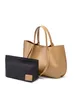Torby na ramię 2024 Trend damski moda torba na torbę dużą zdolnością do użycia torebki do pracy luksusowa skóra wysokiej jakości odzież wysokiej jakości
