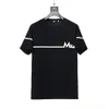 Designer Famous Mens High Quality T Shirt Letter Print Round Neck Short Sleeve Black White Fashion Men Women Tees Sde9