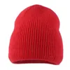 Berets 2024 Winter Warm Women Women Beanie Hat Wool Treknated Hats Usisex Solid Color Fashion Street Hip Hop Caps Outdoor Sport Ski Cap