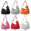 Bolsas de ombro femininas versátil bolsa mensageiro com carteira moda crossbody cor sólida estilo harajuku design simples bolsa de férias de viagem