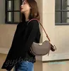 Woman Hobo Shoulder Bags designer bag luxury moon bags 2-PIECE fashion small print purse mini hang pouch Leather