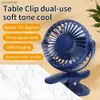 Electric Fans Portable Mini Hand Clip Fan USB Charging Quiet Desktop Electric Fan High Quality Student Dormitory Small Cooling Ventilador FansC24319