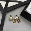 Woman Elegant stud earring classic pearl earrings designer for women letter g luxury jewelry diamond pendants earings brincos wedding engagement gifts