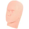 Ögonfransar huvudmodell mannequin smink öva ögonfransförlängning ansiktsförlängningar mannedockin