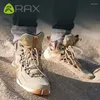 Fitnessschuhe RAX Herren Wasserdicht Wandern Echtes Leder Trekking Taktische Stiefel Frauen Outdoor Knöchel Gehen Bergsteigen