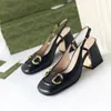 High Heels Damenschuhe Designer Tazz Slipper Plateausandale Sommersandalen weiße Kleidschuhe Leder Outdoor Loafer Slide Strand