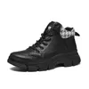 Dress Shoes High-top Sneakers Velvet Trekking Footwear Winter Women's Thick-soled Platform Sports Leisure Skateboard Walking