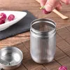 Infusore per tè in acciaio inossidabile Foglie di tè Condimento per spezie Colino a sfera Teiera Filtro per caffè a maglia fine Utensili da tè Accessori da cucina Filtri per il tè LT728