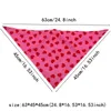 Hondenkleding 50st Bandana Valentijnsdag Huisdier Sjaal Bandana's Benodigdheden Kleine Midden-Liefde Stijl Accessoires