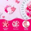 Keychains 98PCS Silicone Beads Round Loose For Keychain Lanyards Bracelet Necklace DIY Craft