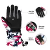 Gloves COPOZZ Men Women 3 finger Touch screen Ski Gloves Waterproof Winter Warm Snowboard Gloves Motorcycle Riding Snowmobile Gloves