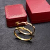 Tasarımcı Mücevherler Rockstud Bileklik Altın Klasik Bileklik Kadınlar İçin Erkekler Çiftler İçin Düğün Lüks Marka Sevgililer Günü Hediyesi Kutu