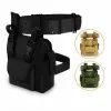 Tassen mannen canvas drop been taillet taille tas fanny pack riem heup bum militaire reizen multifunctionele motorfiets militair gereedschap pakket