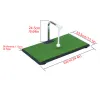 Aids Golf Practic Swing Hitting Mat Exerciser Trainer 360 Degree Rotation Outdoor / Indoor Suitable For Beginners Training Aids