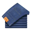 2023 Matériau mince ou épais Bureau Business Jeans Hommes Classique Bleu Noir Coton Stretch Droit Denim Pantalon Mâle Marque Pantalon 240315