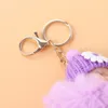 Keychains Pink Wallets For Women Key Chain Ring Keychain Souvenir Baby Bag Pendant Miss