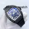 Multifunktion Watch Richarmill Mechanical Wristwatches Tourbillon Watch Automatic Series Japan Limited Edition 50 Automatic Mechanical RM029