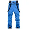 Polonais hommes pantalons de ski de ski neuf sports d'extérieur de haute qualité pantalons pantalons hommes pantalon d'hiver chaud d'hiver imperméable du vent.