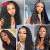 Synthetische Perücken Ali Queen HD-Spitzenverschluss 6X6/7X7 Kleberlose Perücke Wasserwelle 180 Dichte Indina Virgin Human Hair 13X4/13X6 Lace Frontal Perücke 240328 240327