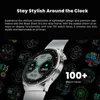 WISTWATCHES Wersja globalna czarny rekin S1 Smartwatch 1.43 Amortyzowane bezprzewodowe ładowanie 10-dniowe Monitorowanie żywotności baterii inteligentnego Watch 240319