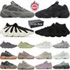 Avec la boîte 500 Designer 450 Chaussures de course Hommes Femmes Utilitaire Noir Blanc Résine Granite Blush Os Blanc Cendre Gris Hommes Femmes Baskets de sports de plein air