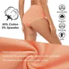 Women's Panties Molasus 5pcs Womens Breathable Cotton Panties Seamless Plus Size S-5XL Panty Solid Color Full Coverage Ladies Briefs Set Female 240319