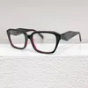 Neue Luxusmarke Essigsäure-Brille mit quadratischem Rahmen, optische Brille für Herren, Lesebrille, Damenmode, personalisierte reine handgefertigte PR14ZV-Brille