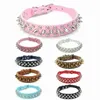 Dog Apparel Fashion Anti-Bite Adjustable Spiked Studded Necklace Pet Collar Cat Jewelry