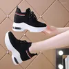 Casual Shoes Womens Sneakers Women's Designer Tennis Female Woman Fashion Trainers Heels Summer Autumn PU Fabric Retro Lace-Up