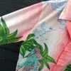 Camisa de designer de moda de alta qualidade camisa de botão masculina camisa impressa havaí 2024 casual praia resort camisa masculina vestido de manga curta camiseta havaiana # q24