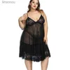 Vêtements de nuit pour femmes S-7XL grande taille sexy sangle vêtements de nuit grande lingerie robe vêtements de nuit femmes vêtements de nuit maison discothèque robe pyjamasC24319