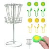 AIDS Metal Mini Golf Stand Flying Disc Golf Target Disc Golf Basket Łańcuch Disc Golf Hole Golf Praktyka Basket For Golf