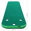 Auxiliares pgm indoor golf putting verde casa portátil golf putter trainer mini prática esteira exercícios verdes cobertor golf training aids