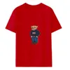 2024 Animal print short sleeve, designer's new quality T-shirt, 100% cotton POLO shirt
