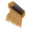 Decorative Flowers Thatched House Tiles Imitation DIY Roof Carpet Fake Straw Simulation Grass For Garden To Weave Duck Blind Lifelike