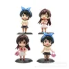 애니메이션 만화 Sarashina Ruka Asami Nanami Figurki Anime Urocza i niewinna dziewczyna mini modelka pvc zabawki prezenty dekoracja samochodu 240319