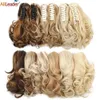 Synthetic Wigs Updo Short Curly Synthetic Ponytail Clip Claw Jaw Clip Gorgeous Wavy Ponytail Hairstyle Clip Grab Wavy Pony Tail 240329